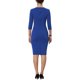 thumbnail image 3 of INSPIRE CHIC Vestido de Tubo para Mujer con Cremallera en el Cuello Vestido Lápiz para el Trabajo M Azul Real, 3 of 6