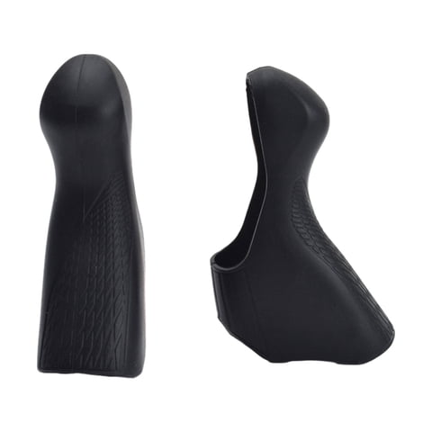 Ioensy - Cubierta De Palanca De Cambios Para Bicicleta, 1 Par, Cubierta De Capó De Palanca De Freno, Antideslizante, Color Negro, St5700