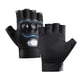 thumbnail image 3 of Guantes De Motociclismo De Medio Dedo, Transpirables, Para Exteriores, Para Escalada, Caza, Etiqueta Colorida Azul, 3 of 5