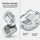 thumbnail image 3 of Funda Spigen Ultra Hybrid (Mag Fit) para AirPods Pro 2, color blanco, 3 of 3