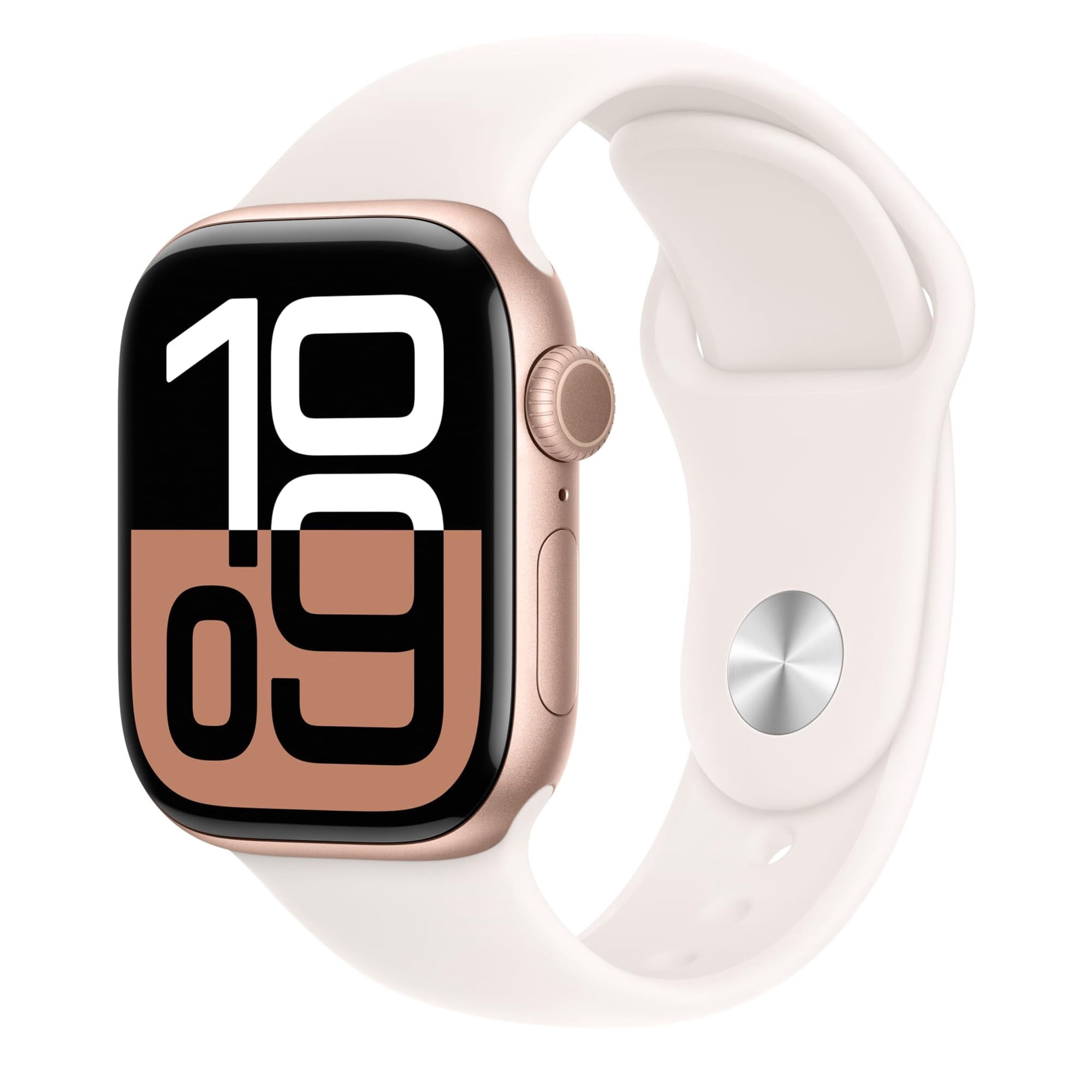 Reloj Inteligente Apple Watch Series 10 Gps 42 Mm De Aluminio Dorado Rosa