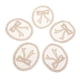 thumbnail image 1 of 5 piezas de encaje bordado parches apliques para ropa vestido decoración arco, 1 of 5