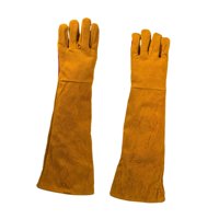 Magideal - Guantes De Soldadura De Protección Térmica Con Material Sintético Avanzado Resistentes A La Abrasión Y Desgaste Con Cobertura Extendida Y Aislamiento