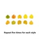 thumbnail image 1 of 50pcs/Pack Fall Leaves Series Washi Tape - Perfect for DIY Scrapbooking, Masking & Decorative Stickers!, 1 of 5