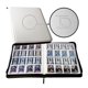 thumbnail image 1 of Carpeta TopDeck para juegos de cartas coleccionables, 16 bolsillos, carga lateral, color blanco, 1 of 6