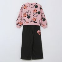 Conjunto Buzo Niña Print Minnie Rosado Disney