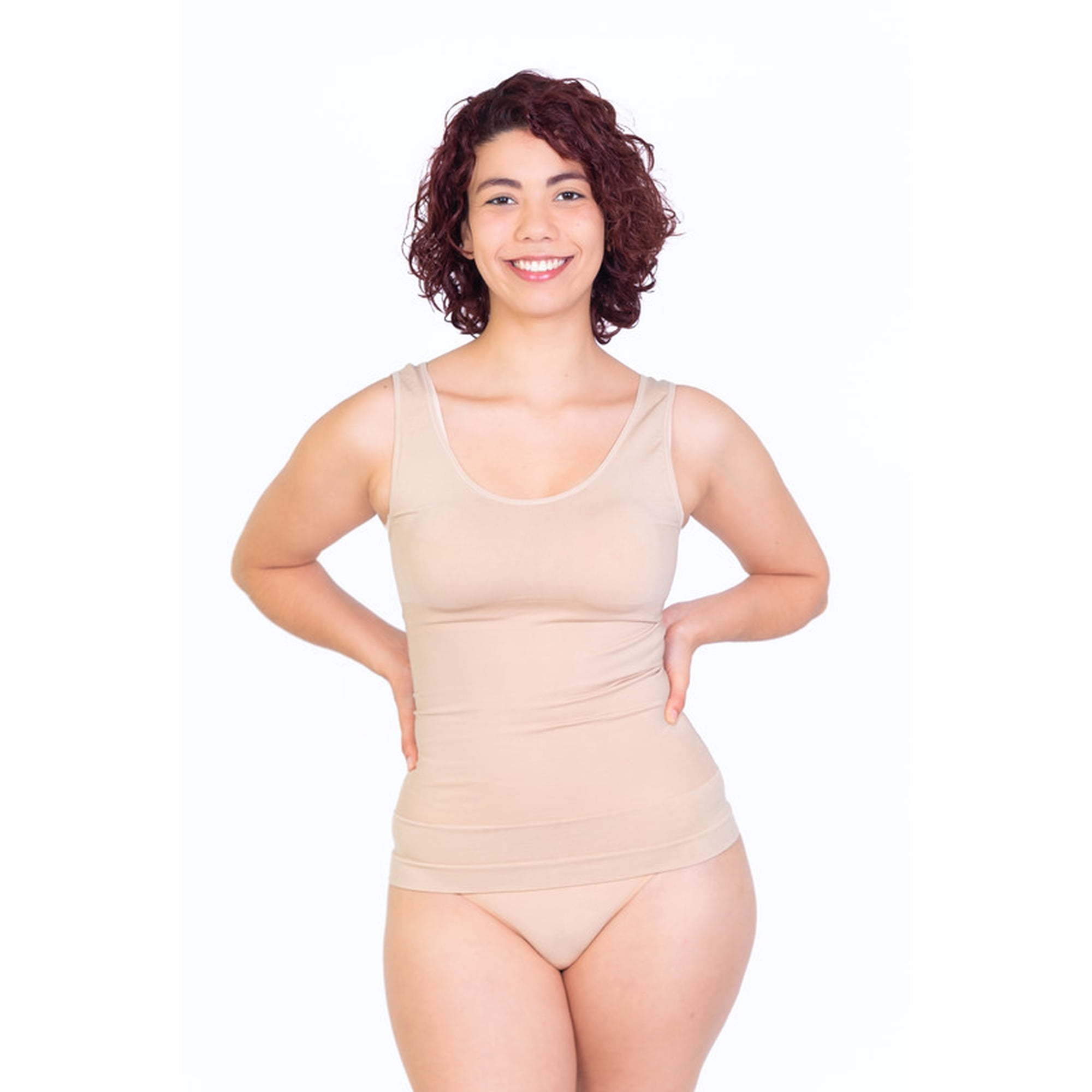 Ingesa - Camiseta Sin Mangas Reductora L Beige