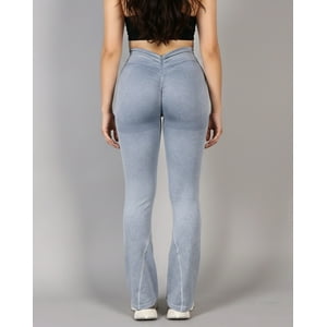 Flix Spa - Calza Flare Mujer Push Up Moldeadora Corte V