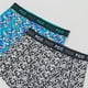 thumbnail image 3 of Bóxer Hombre Bipack Print Negro/Azul Corona, 3 of 5