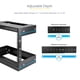 thumbnail image 3 of Rack de pared StarTech RK812WALLOA de 8U con profundidad ajustable, 3 of 7