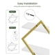 thumbnail image 4 of Estantes flotantes CHOEZON TBJ01P2JW para montaje en pared, juego de 2, 4 of 7