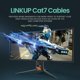 thumbnail image 5 of Cable Ethernet LINKUP Cat7 60 cm (paquete de 3) negro, 5 of 8