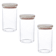 thumbnail image 1 of Contenedores para almacenar alimentos, frascos de vidrio apilables y organizadores, 1 of 6