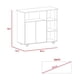 thumbnail image 3 of Mueble De Cocina Auxiliar 2 Puertas Duna Y Blanco 90x100x40 Cm, 3 of 3