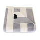thumbnail image 2 of Toalla de playa Nautica Home 100% Algodón 163x81 diseño rayas gris, 2 of 7