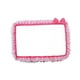 thumbnail image 5 of Marco De Pantalla De Computadora, Cubierta De Borde, Funda Protectora De Tela De Encaje Con Lazo De 23 A 26 Pulgadas, Rosa Rojo, 5 of 5