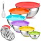 thumbnail image 1 of Juego de 10 Piezas de Bowl para Mezclar Eallpha con Tapa de Acero Inoxidable, 1 of 7
