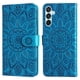 thumbnail image 5 of Funda tipo cartera FOXDOCK para Samsung Galaxy M15 5G , diseño girasol en relieve, cuero PU, cierre magnético, soporte y tarjetero, 5 of 5