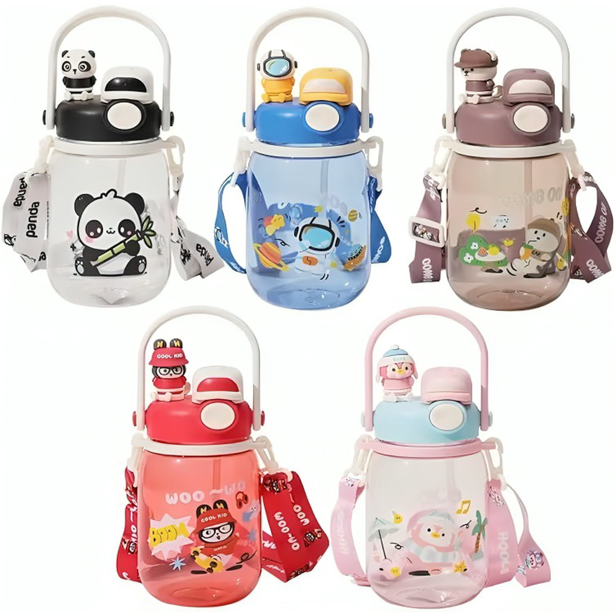 Genérico - Vaso Cooler Agua Kids Para Niñas Y Niños 1000ml