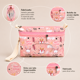 thumbnail image 4 of Bolsa de pañales para bebe Impermeable, bolso maternal portátil para pañales y ropita de bebe, 4 of 9