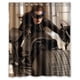 thumbnail image 1 of Cortina de ducha de Catwoman de Anne Hathaway, juego de cortinas de baño con ganchos, tamaño 60 x 72 pulgadas, 1 of 3