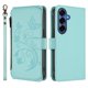 thumbnail image 2 of Funda Cartera Mariposa para [Samsung Galaxy S26 Plus] con Soporte y Cremallera Verde menta, 2 of 6
