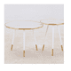 thumbnail image 1 of Juego De Mesa Doble Redonda De Centro Moderna Auxiliar BLANCA, 1 of 2