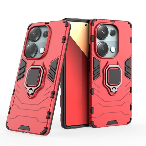 FOXDOCK Funda Antigolpes para Xiaomi Redmi Note 13 Pro 4G – Protección Total con Soporte y Diseño Robusto