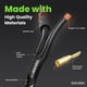 thumbnail image 2 of Cable De Altavoz 10 Awg Con Conectores Tipo Banana De 15 Pies Negro, 2 of 8