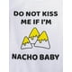 thumbnail image 5 of Baby Boys And Girls Cute "Do Not Kiss Me If I'm Nacho Baby" Short Sleeve Romper Jumpsuit Clothes, 5 of 5