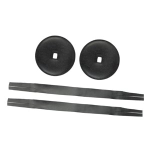 Magideal - Correas De Cuero 2X Con Almohadillas De Mango De Platillo Instrumento De Percusión Piezas Musicales Sinfónicas Reparación De Cuero Suave Pu Cinturón D Negro