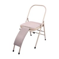 Ioensy - Silla Auxiliar De Yoga Flexibilidad Entrenamiento De Fuerza Para Principiantes Accesorios Soporte De Espalda De Lino