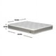 thumbnail image 3 of Colchon Grecia 2 Plazas Gris 150x190x25 Cm, 3 of 3