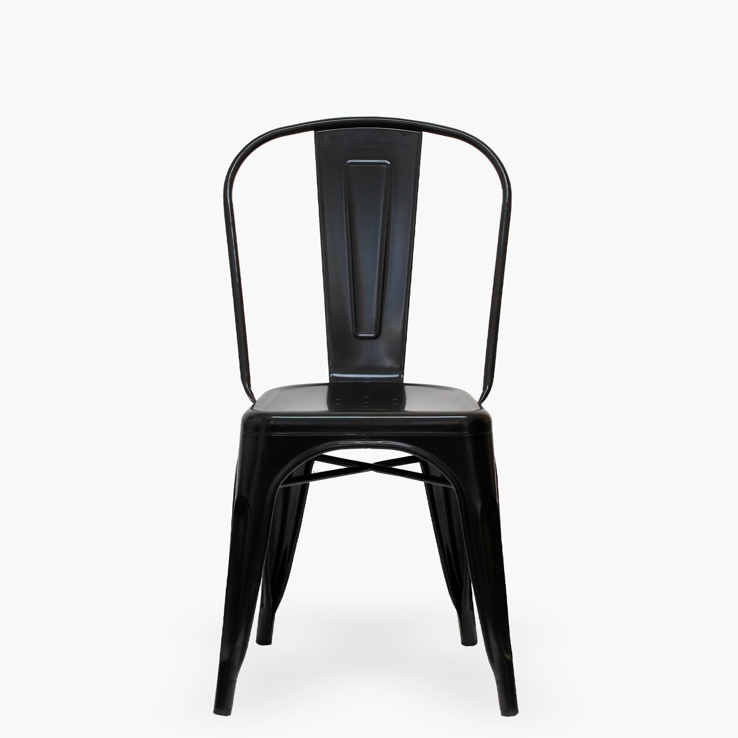 Form Design - Silla Diseno Tolix Asiento Metal Negro