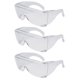 thumbnail image 2 of Gafas de seguridad Fit Over Calabria 3000 transparentes, paquete de 3 unidades, unisex, 2 of 9