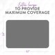 thumbnail image 5 of Underpads Inspire, ocultor de manchas, gris, reutilizable e impermeable, 5 of 9