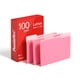 thumbnail image 1 of Carpetas para archivos Pendaflex, bicolor, tamaño carta, rosa, 100/bx, 1 of 7