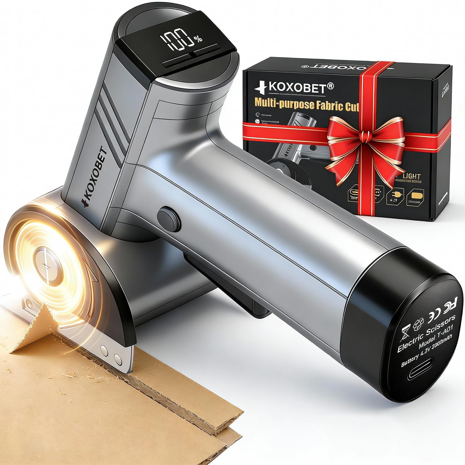 Herramienta De Corte Inalámbrica Koxobet 2026 Upgrade 4.2 V Con Pantalla Led