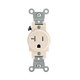 thumbnail image 1 of Toma de corriente Leviton 20A 125V Marfil T5020-T, 1 of 1