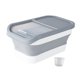 thumbnail image 3 of Contenedor De Almacenamiento De Comida Para Perros Y Gatos, Dispensador A Prueba De Fugas, Caja De Arroz Sellada De 10 Kg, Gris, 3 of 5