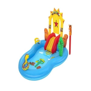 Piscina Y Juegos Inflable Wild West 2.64X1.88X1.40M Bestway Azul Tamano Unico