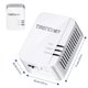 thumbnail image 3 of Adaptador Powerline TRENDnet TPL-422E2K Kit 1300 AV2, 3 of 6