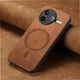 thumbnail image 2 of Magnetic Slim Case for Xiaomi Redmi K80 with Camera Guard & Anti-Scratch Back Brown, 2 of 6