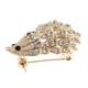 thumbnail image 5 of Cute Sparkle Rhinestone Hedgehog Porcupine Shape Animal Brooch Pin Gold, 5 of 5