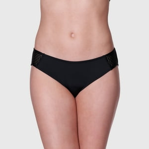 Baziani - Calzón Bikini Fitness Mujer Negro M