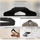 thumbnail image 4 of Colgadores De Ropa Set 30 Terciopelo Antideslizante Negro, 4 of 4