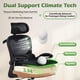 thumbnail image 5 of Silla de oficina AreShark, escritorio ergonómico con soporte lumbar ajustable, 5 of 9
