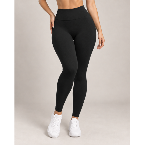 Calza Larga Deportiva Mujer Faja Alta Tiro Alto Sin Push Up Gym