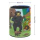thumbnail image 2 of Guardabosques Leo Vida Silvestre-theme Cylinder Pen Holder Pencil Organizer with Flannel Lining PVC Leather Material Cardboard Base for study work 10*8CM, 2 of 6