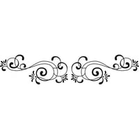 Rienda Libre Graphics - Decomural Symmetrical Swirl Headboard Ws-18394